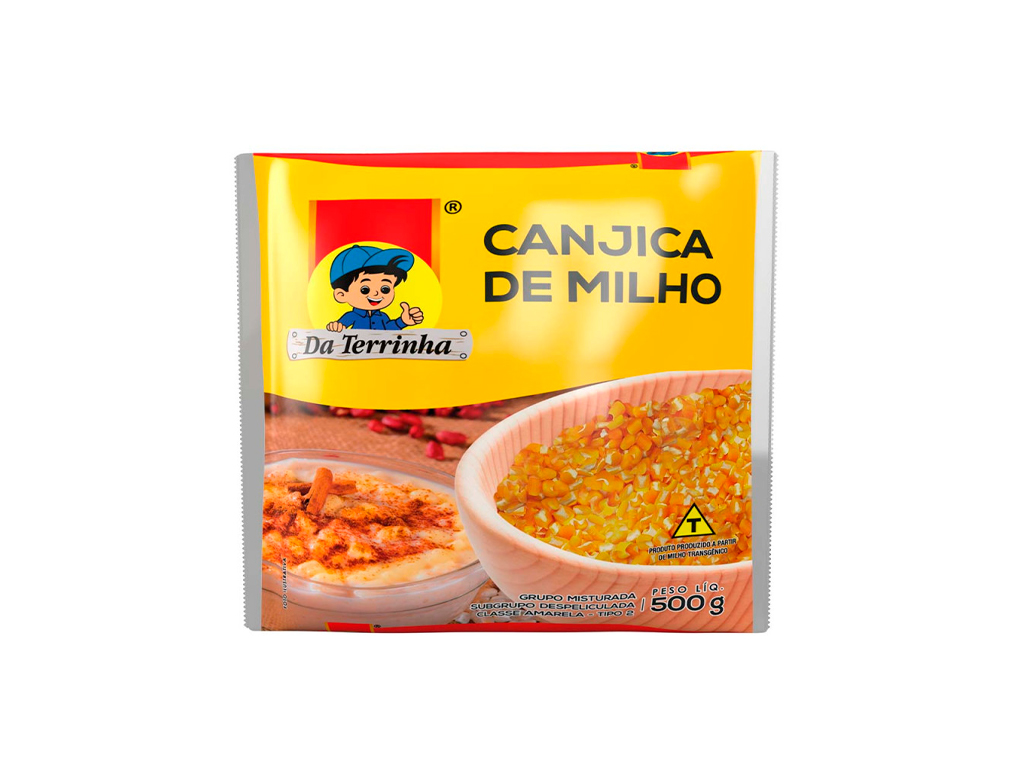 CANJICA DE MILHO AMARELA DA TERRINHA 500 G (FDO 12 PCT)